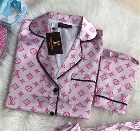 louis vuitton silk pajamas.